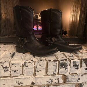 Men's Black Leather Boots